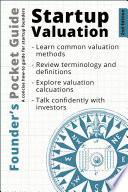 Founder   s Pocket Guide  Startup Valuation Book PDF