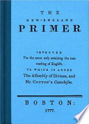 The New England Primer Book PDF