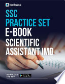 SSC Scientific Assistant IMD Practice Set  Download the PDF Now 