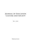 Journal of Education Culture and Society 2015 No 1