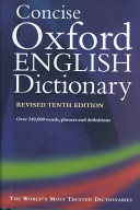 The Concise Oxford English Dictionary Book