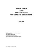 State Laws and Regulations on Genetic Disorders