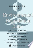 Handbook of Environmental Degradation Rates Book
