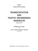 Transportation and Traffic Engineering Handbook