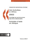 Creditor Reporting System on Aid Activities Aid Activities in Africa 2002 Volume 2004 Issue 1