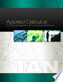 Applied Calculus for the Managerial  Life  and Social Sciences
