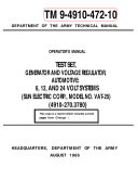 Manuals Combined: 150+ U.S. Army Navy Air Force Marine Corps Generator Engine MEP APU Operator, Repair And Parts Manuals