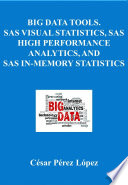 BIG DATA TOOLS  SAS VISUAL STATISTICS  SAS HIGH PERFORMANCE ANALYTICS AND SAS IN MEMORY STATISTICS