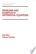 Problems and Examples in Differential Equations Book