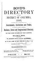 Boyd's Directory of the District of Columbia for ...