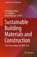 Sustainable Building Materials and Construction Book