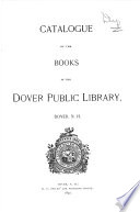 Catalogue Of The Books In The Dover Public Library Dover N H 