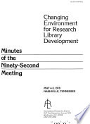 Minutes Of The Meeting