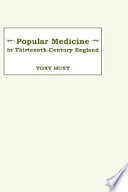 Popular Medicine in Thirteenth century England