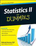Statistics II for Dummies Book