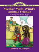 Mother West Wind s Animal Friends