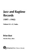 Jazz and Ragtime Records  1897 1942   L Z  index