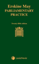 Erskine May  Parliamentary Practice