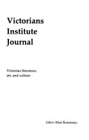 Victorians Institute Journal