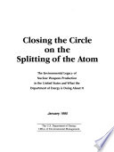 Closing the Circle on the Splitting of the Atom