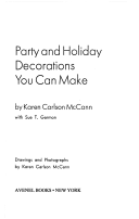 Party and holiday decorations you can make