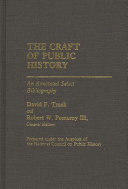 The Craft of Public History