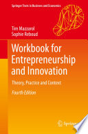 Workbook for Entrepreneurship and Innovation Theory, Practice and Context /
