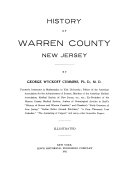 History of Warren County, New Jersey