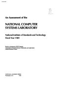 An Assessment of the National Computer Systems Laboratory, National Institute of Standards and Technology