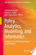 Policy Analytics  Modelling  and Informatics