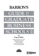 Barron s Guide to Graduate Business Schools