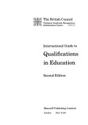 International Guide to Qualifications in Education