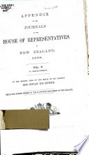 Appendix to the Journal of the House of the Representatives