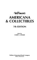 Warman's Americana & Collectibles