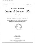 Census of Business, 1954: Final Volumes