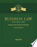 Business Law  Text   Cases   Commercial Law for Accountants