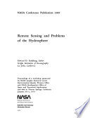 Remote Sensing and Problems of the Hydrosphere Book