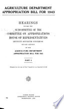 Hearings Before Subcommittee of House Committee on Appropriations Book PDF