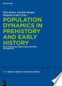 Population Dynamics in Prehistory and Early History Book
