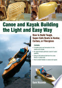 Canoe and Kayak Building the Light and Easy Way Book