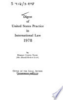 Digest of United States Practice in International Law