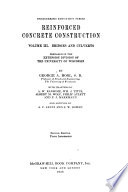 Reinforced Concrete Construction ...: Bridges and culverts