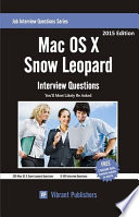 Mac OS X Snow Leopard Interview Questions You ll Most Likely Be Asked