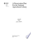 A Preservation Plan for the National Agricultural Library