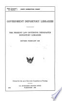 Government Depository Libraries 