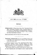 English Patents of Inventions  Specifications