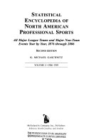 Statistical Encyclopedia of North American Professional Sports