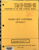 Radio Set Control AN/GSA-7