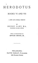 Herodotus, Books VI & VII