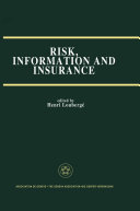 Risk  Information and Insurance